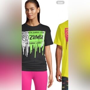 Zumba one’s size fits most shirts price per shirt